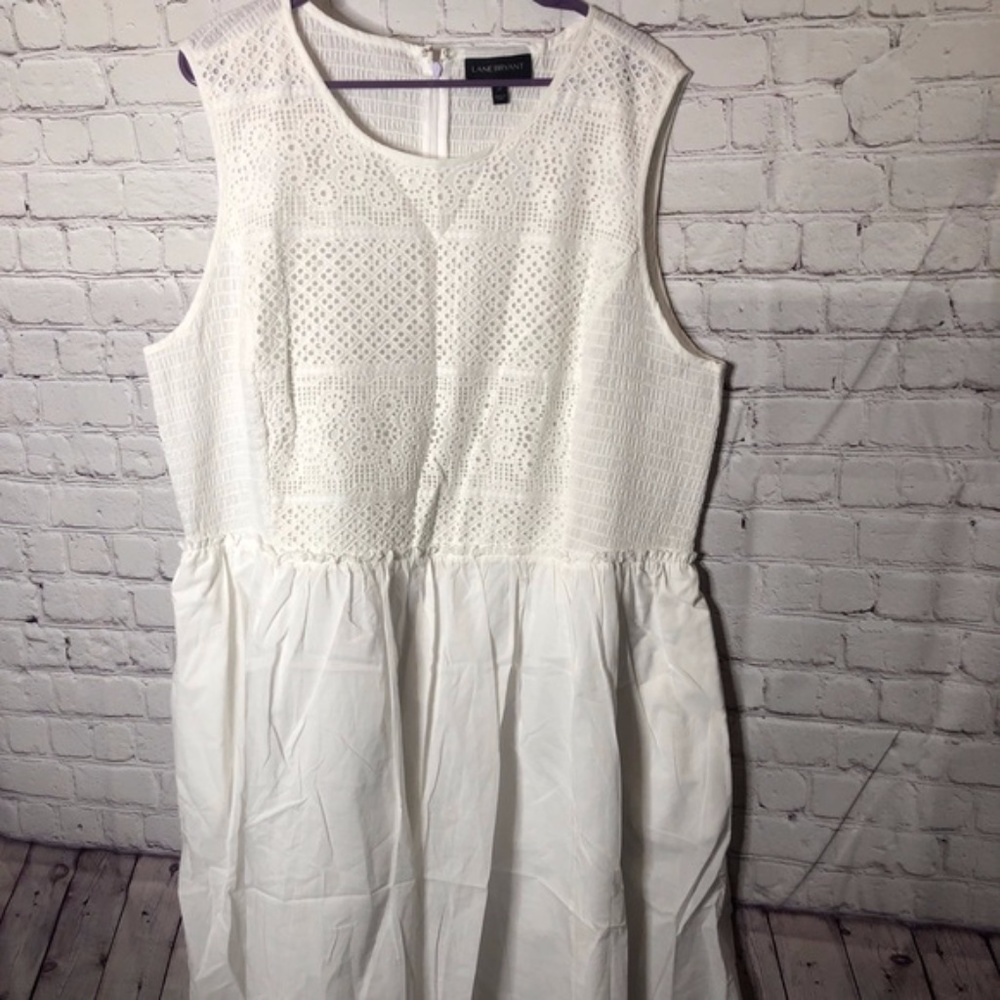 White Eyelet Sun Dress